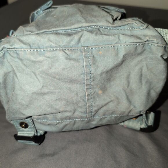Fjallraven Kanken Mini Backpack Turquoise Teal School Hiking Everyday Outdoor ** - Picture 9 of 10